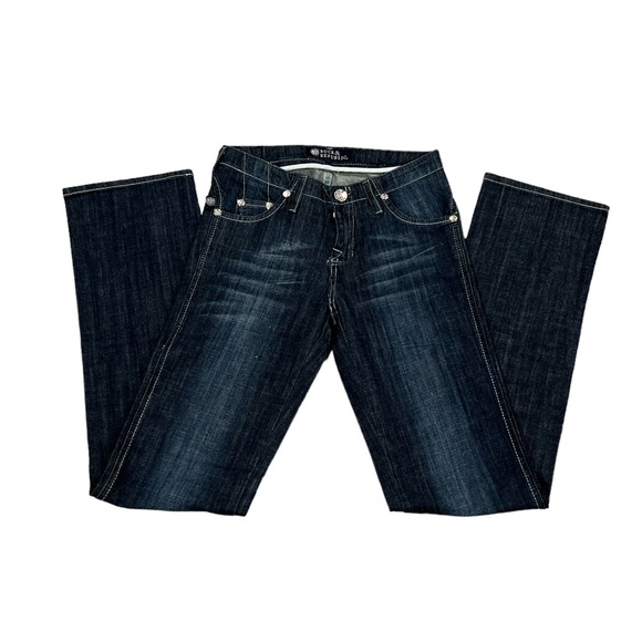 Rock & Republic Denim - Rock & Republic Dark Wash Straight Leg Jeans Size 24